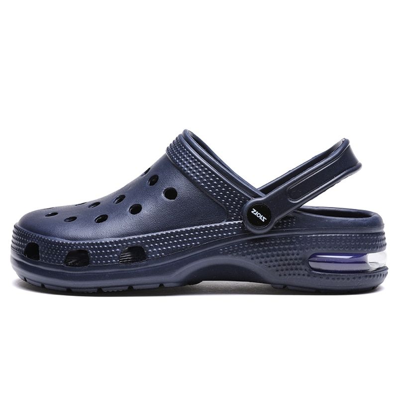 YEINSHAARS Cork Men Fashion Outdoor Breathable Air Cushion Beach Sandals For Male Casual Sport Summer Shoes Light Weight Slipper