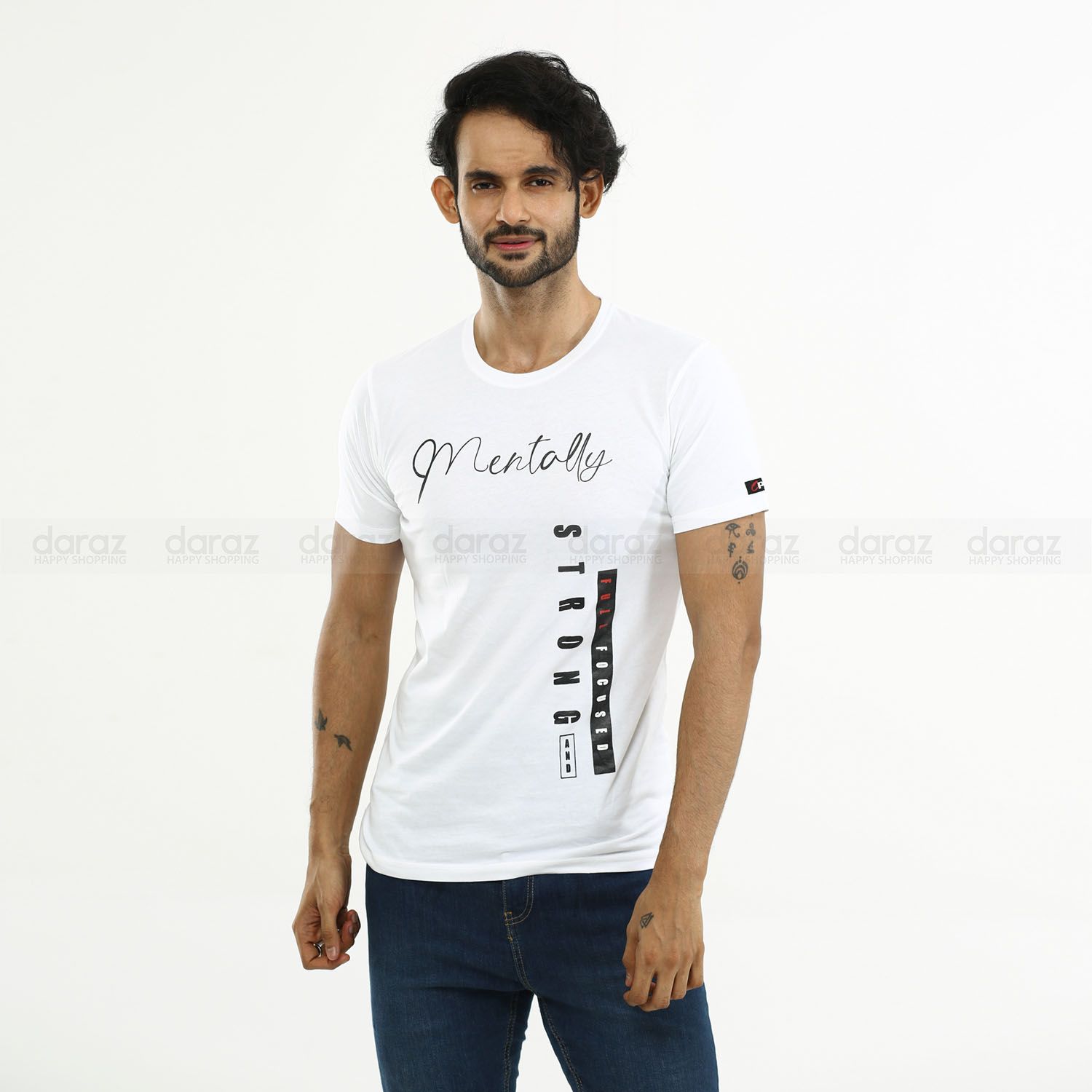 White T-Shirt For Men's
