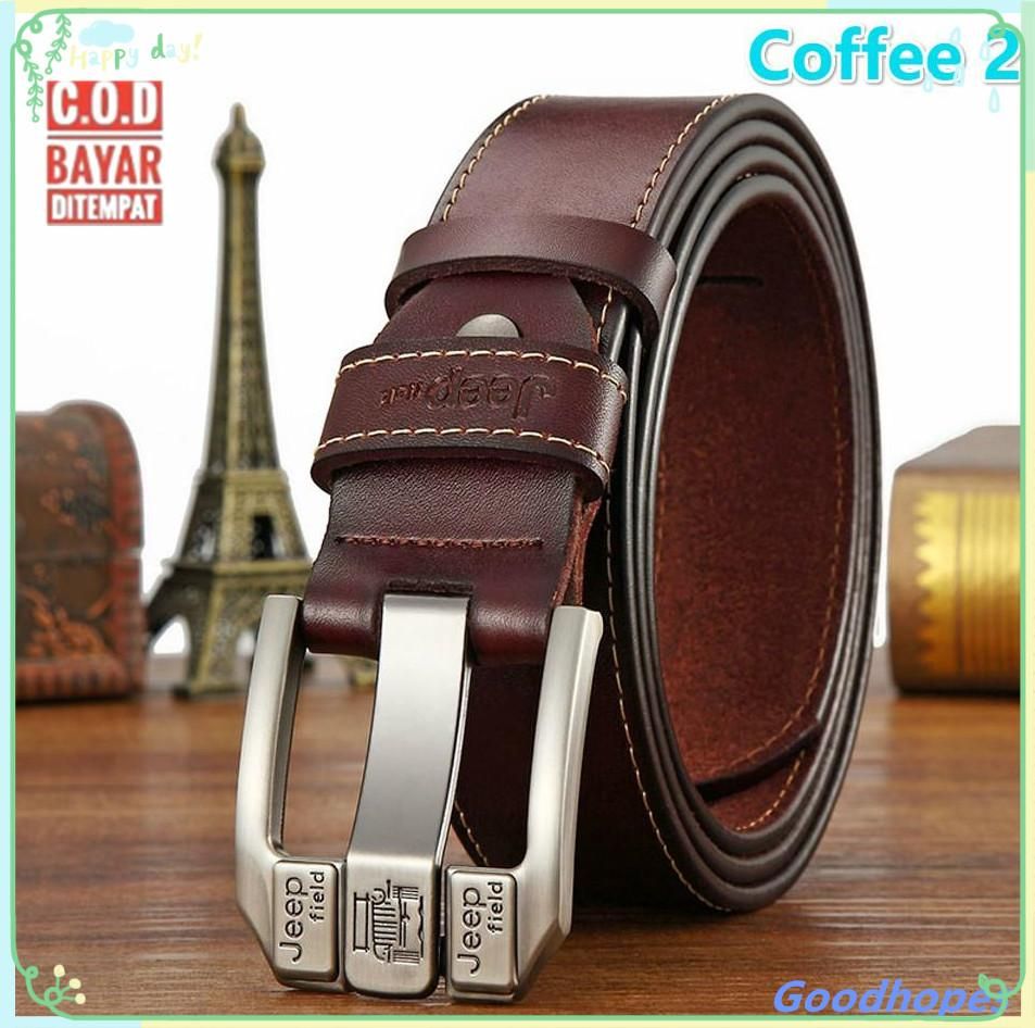 Jeep field Male Leather belt Designer Pin buckle men's Belts Men Man LEATHER Belt For Men belts 1900-7