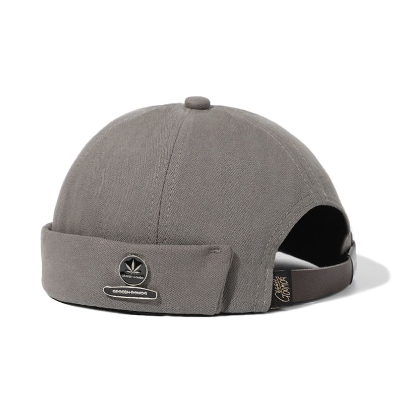 Brimless Men Hat Docker Hat Beanie Sailor Hats Cap Cotton Breathable Spring Autumn hat Retro Adjustable Women Hop Hat 2021
