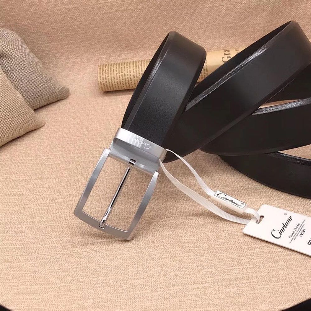 Cartier black Leather Santos de Cartier Belt  Harrods UK