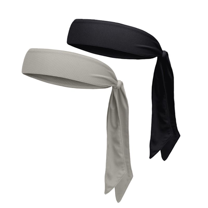 2Pcs Sports Running Headband Yoga Non-Slip Headband Men and Women Anti-Sweat Turban
