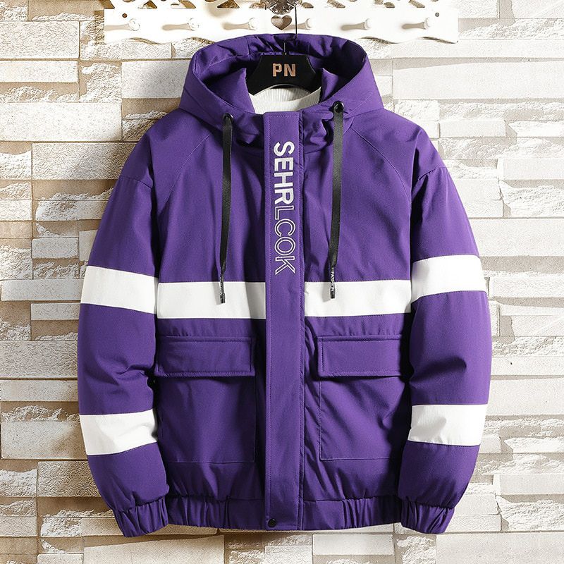 Winter Jacket Men Thick Hooded Warm Cotton Overcoats Mens Patchwork Parka and Coats Windbreaker Parkas Male Overcoats 4XL