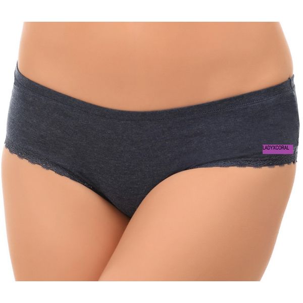 Cotton Soft Touch Blue Thong Panty for Women