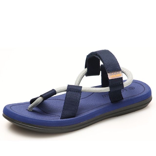 New summer sandals men tide couple beach shoes lightweight men's Vietnamese slippers trade Simple sandals Two wear H433