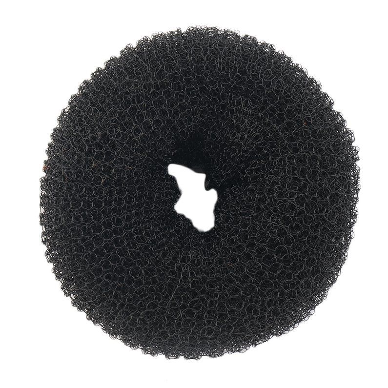Women Girls Sponge Hair Bun Maker Ring Donut Shape Hairband Styler Tool