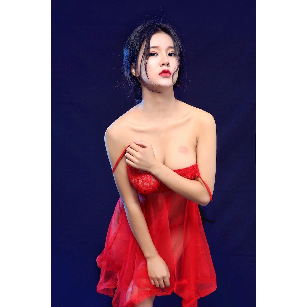 Sexy Sleepwear Women's Nightgowns Lace Sexy Lingerie Babydoll Night Dress Women Hot Underwear Party Nightie - Night Dress For Women