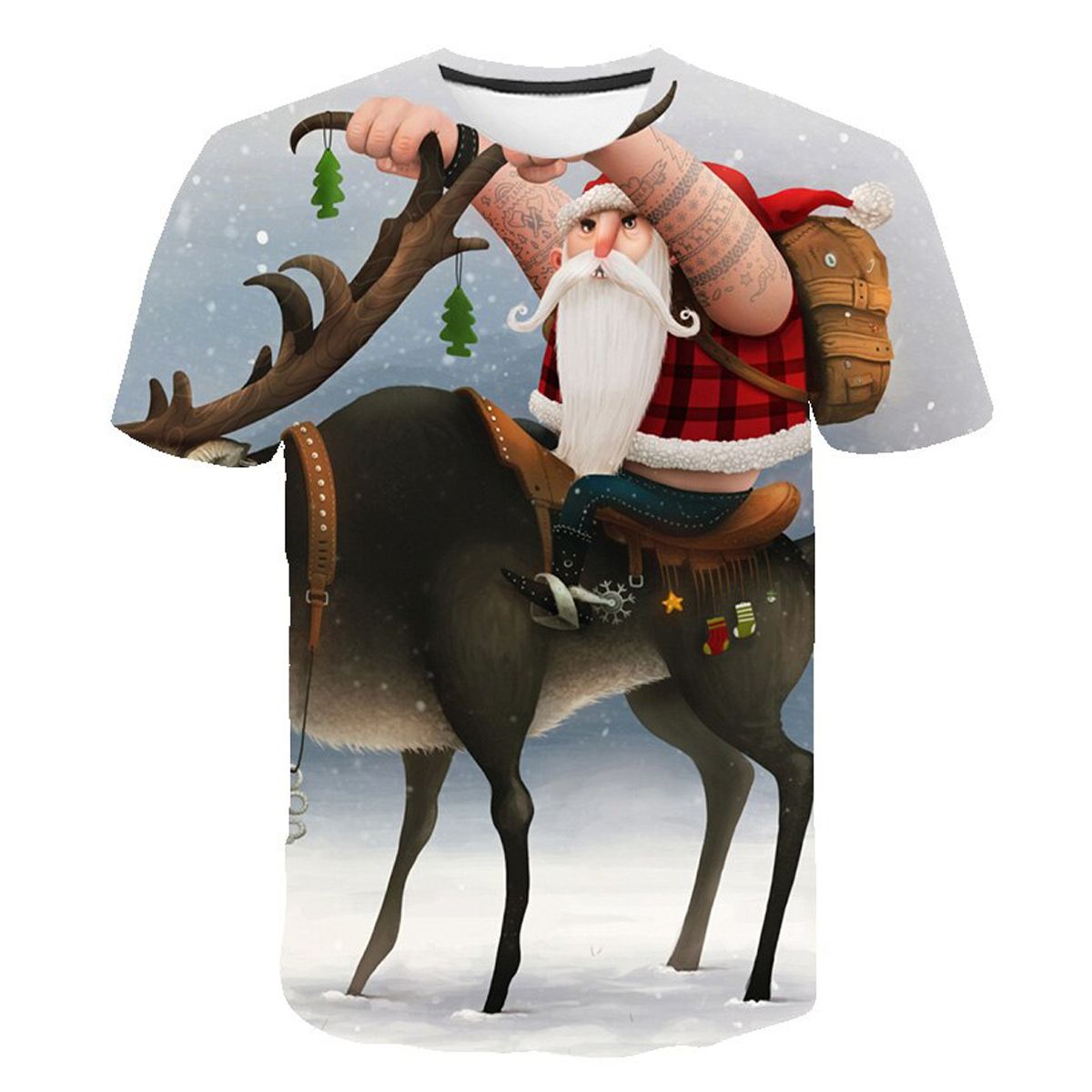 ChristHalloween Clothes Anime Galaxy t shirt 3d Printing Funny Mens Womens T-Shirts Street Couple Party Tee Tops