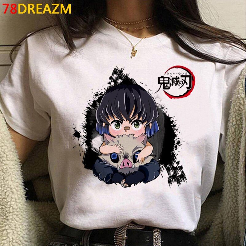 Demon Slayer Funny Cartoon T Shirt Men Fashion Kimetsu No Yaiba T-shirt Graphic Jnese Anime Tshirt Hop Top Tees Male