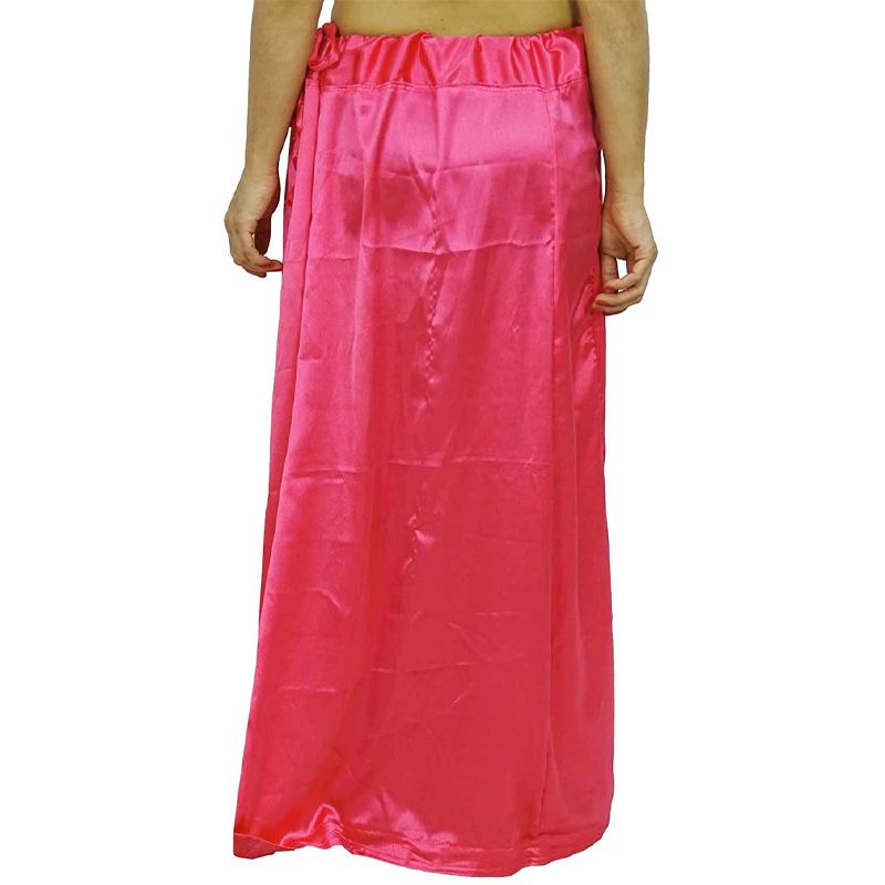 Purple Comfortable Satin Silk Saree Petticoat For Women