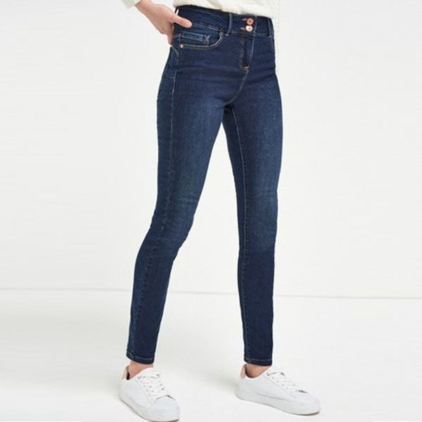High Waist Denim Skinny Jeans Pant
