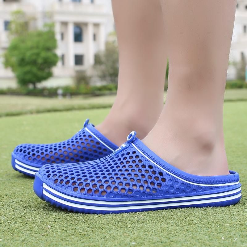 Outdoor Beach Shoes Men Women Comfortable Pool Sandals Non-slip Garden Shoes Casual Water Shower Flip Flops Size 36-45