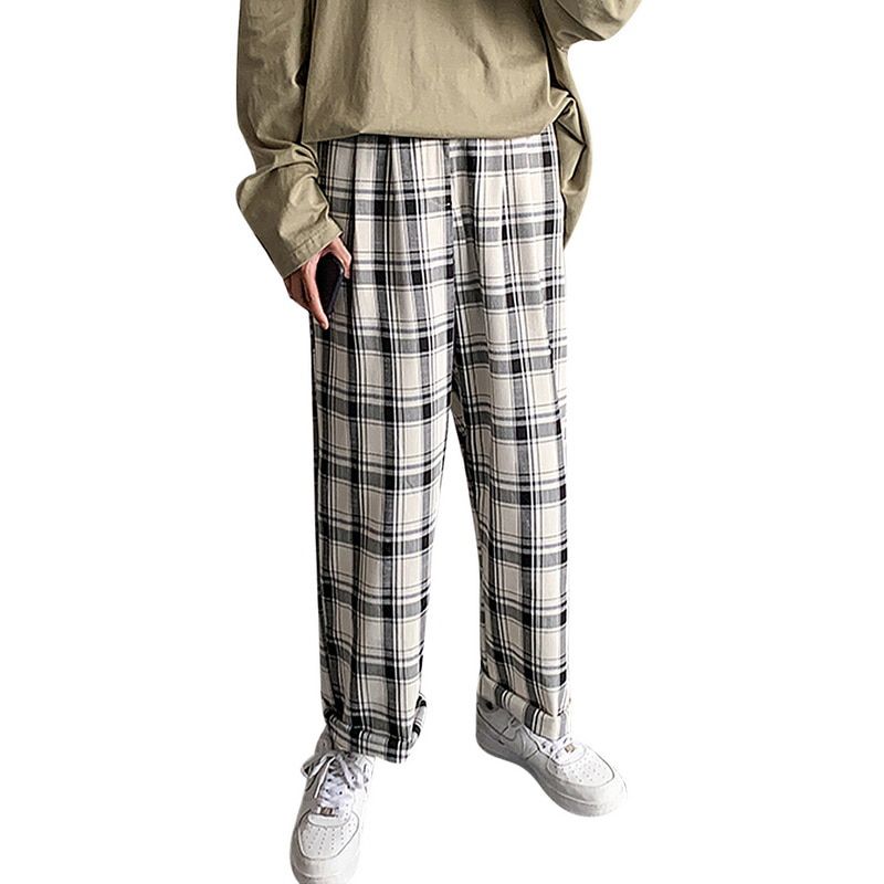 Man Casual Tie Leg Straight Pants Woman Corduroy Solid Color Oversize Trousers Man Warm Korean Streetwear Pants