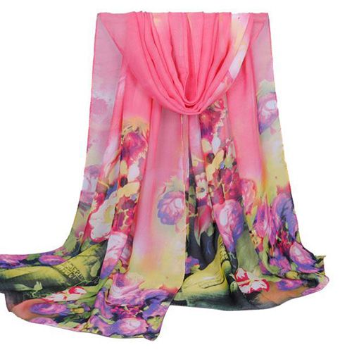 Fashion Women Long Soft Wrap scarf Ladies Shawl Chiffon Scarf Scarves