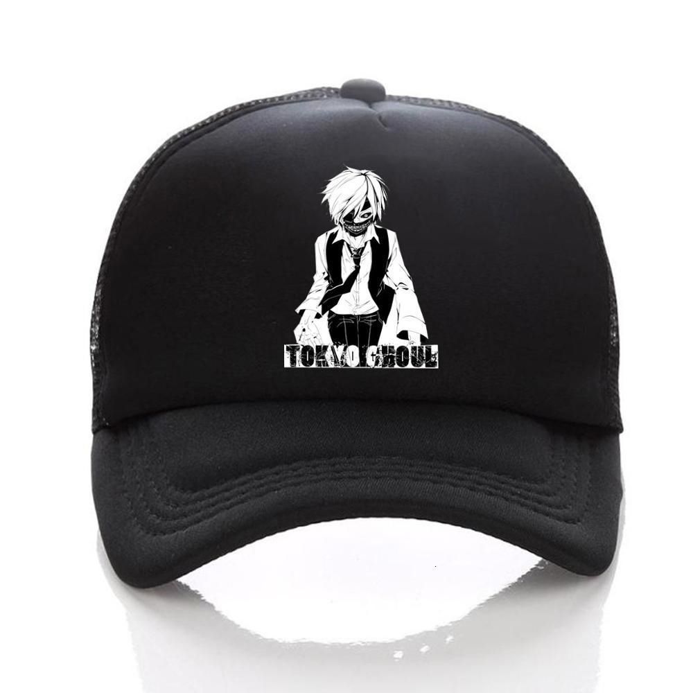 Japan anime Tokyo Ghoul hat Kaneki Ken Baseball Casual Adjustable Mesh Hatsune Miku Clothing & Accessories Cap