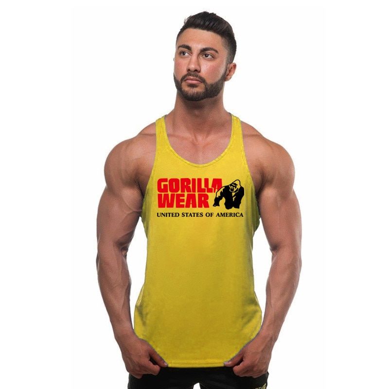 Brand Bodybuilding Stringer TaTops Mens Srtwear Vest Srt Fitness Men gyms Clothing sleeveless shirts Muscle singlets