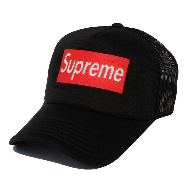 Supreme Net Baseball Cap Hat Sport Black Caps Hat for Men Black Cap
