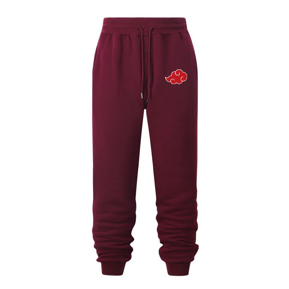Men Joggers Casual Pants Anime Akatsuki Cloud Symbols Print Fitness Men Sportswear Tracksuit Bottoms Sweatpants Trousers Pants