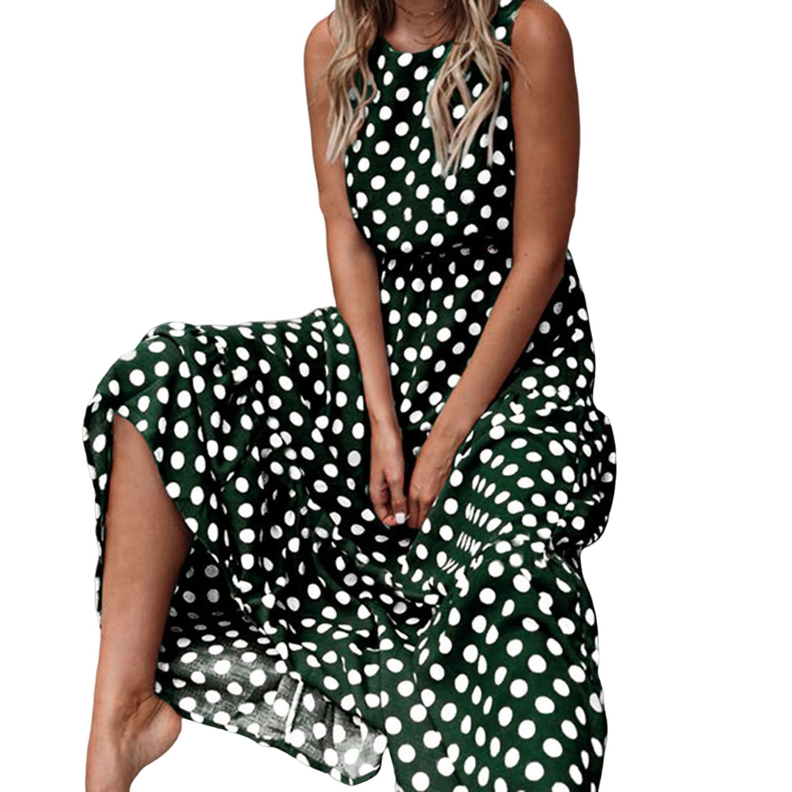 Summer Dress Lightweight High Waist Long Dress