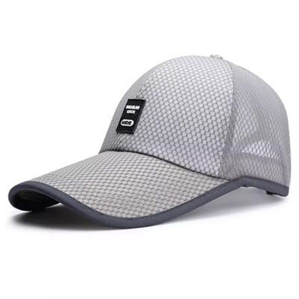 Hat Men Summer Thin Sunshade Hat Outdoor Sunscreen Mesh Baseball Cap Breathable Cool Hat Duck Tongue Cap