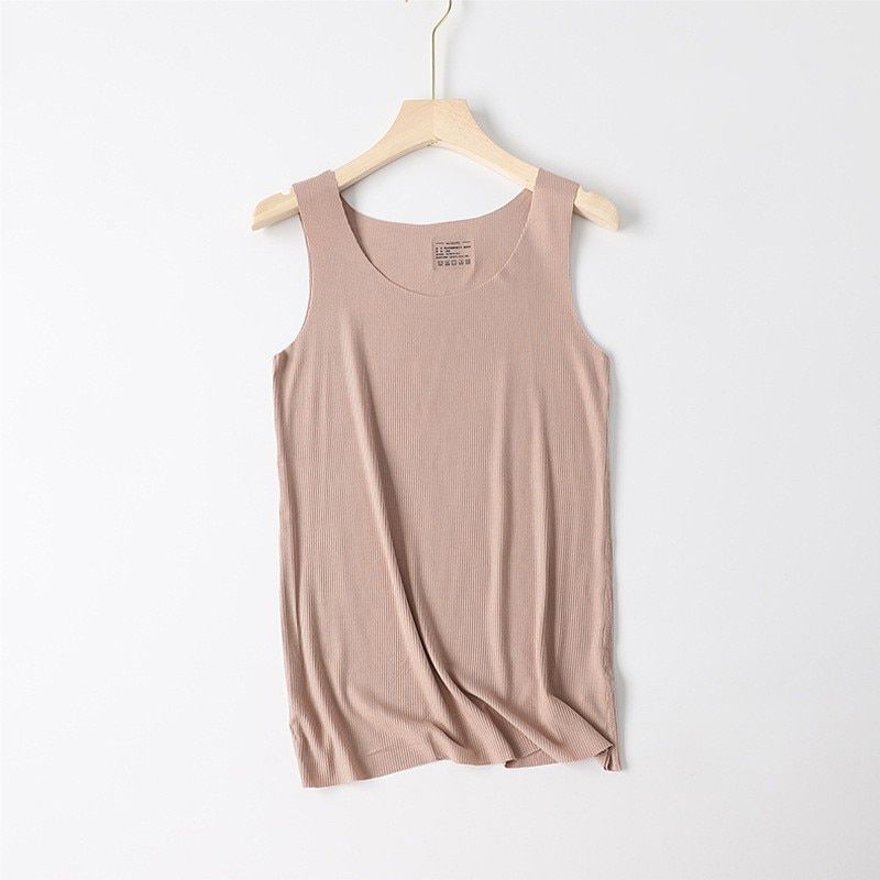 Summer Women camis Tank Tops Casual Sleeveless Tshirt Vest seamless basic Tee Tops