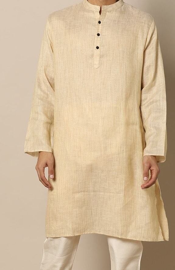 Cotton cream stylish Panjabi for men