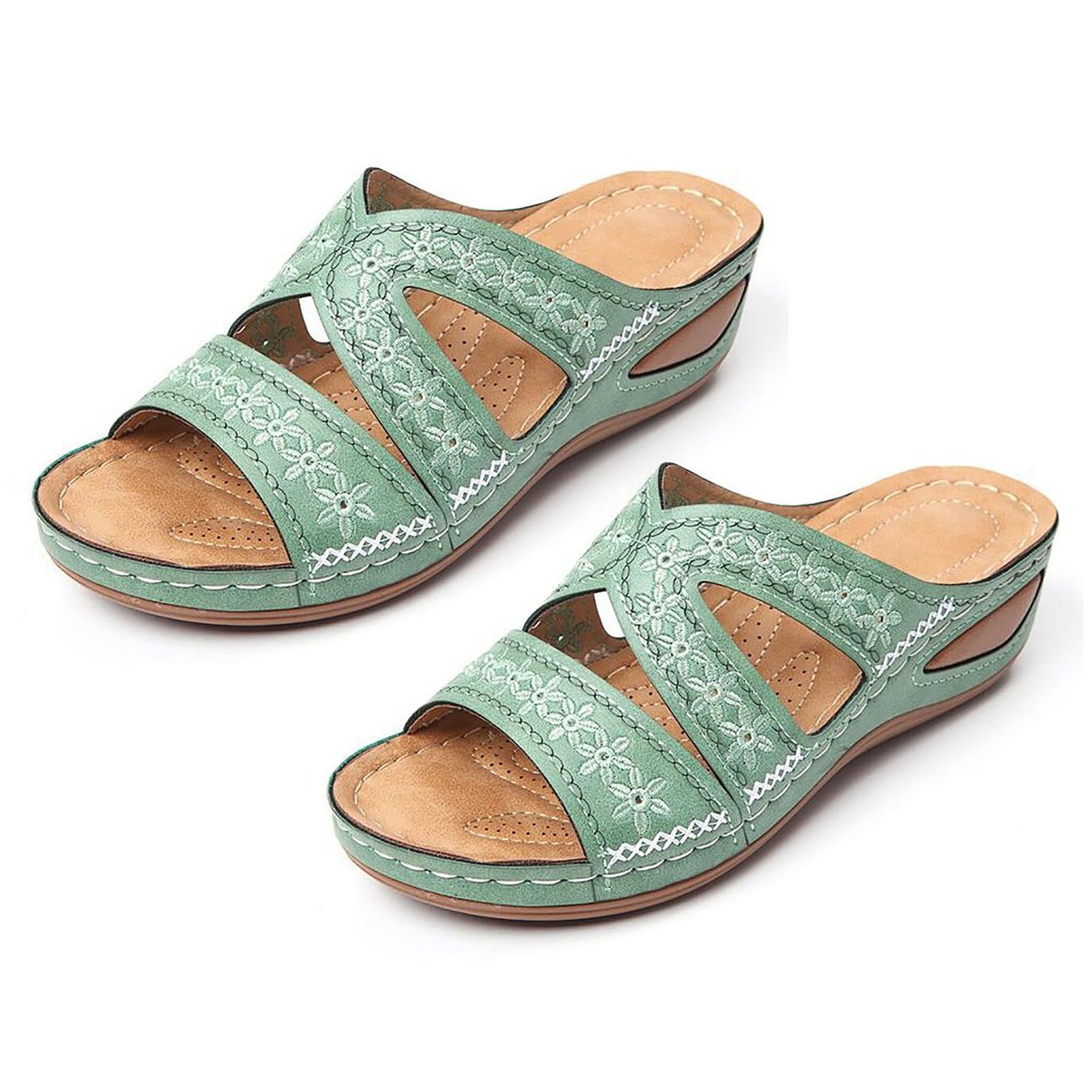 Wedges Sandals Fine Sewing Crafts Summer Casual Open Toe Wedges Sandals