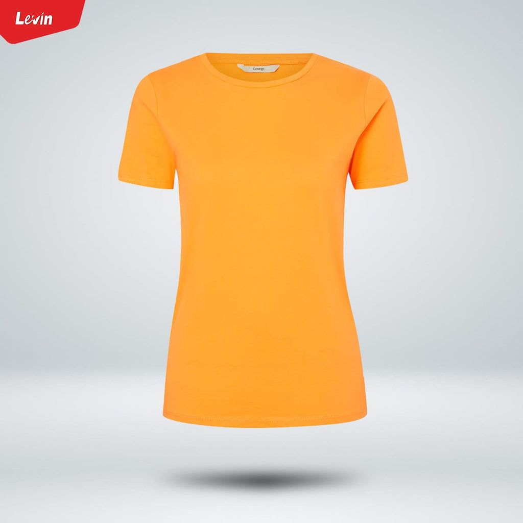 Women's Cotton Crew Neck Short Sleeve Stretchy T- Shirt - T Shirt For Women