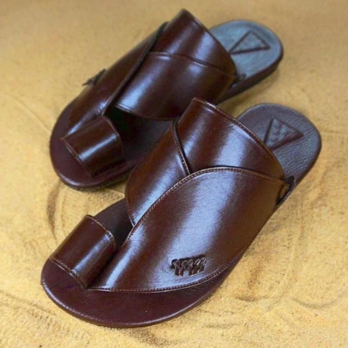 Summer 2020 Men Sandals Beach Retro Sandals Men's Hand-sewn Sandals Men's Outdoor Casual Comfortable Shoes Large Size 39-48