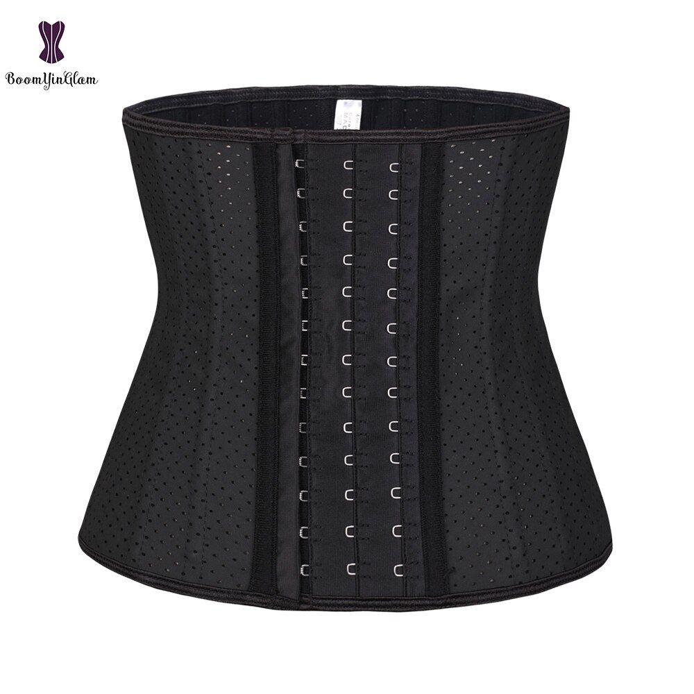 Height 9.84 Inches Fitness Tummy Control Women's Waist Cincher Shaper Air Holes Breathable Latex Corset XXXS For Sport 935#