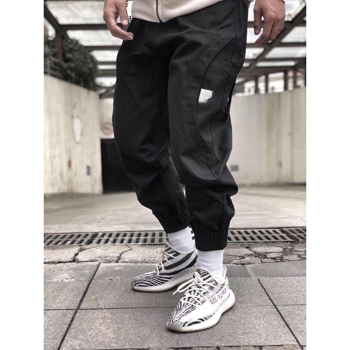 One Generation Summer New Trendy Brand Multi-Pocket Casual And Comfortable High Street Couple Tooling Leggings