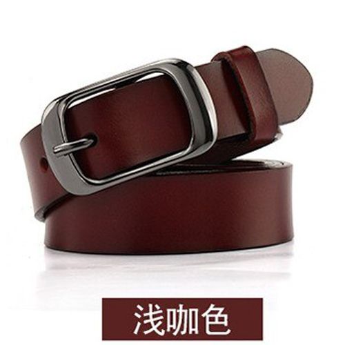 WJB02 135 Cm Big Plus Size Female Belt Fashion Ladies Simple Casual Cowhide Woman Leather Belts for Dress