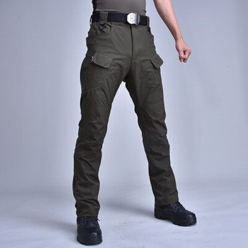 Thin   Pants  Cargo Trousers Men Waterproof Quick Dry Breathable Pants Male Casual Slim Bottom Trouser 5XL