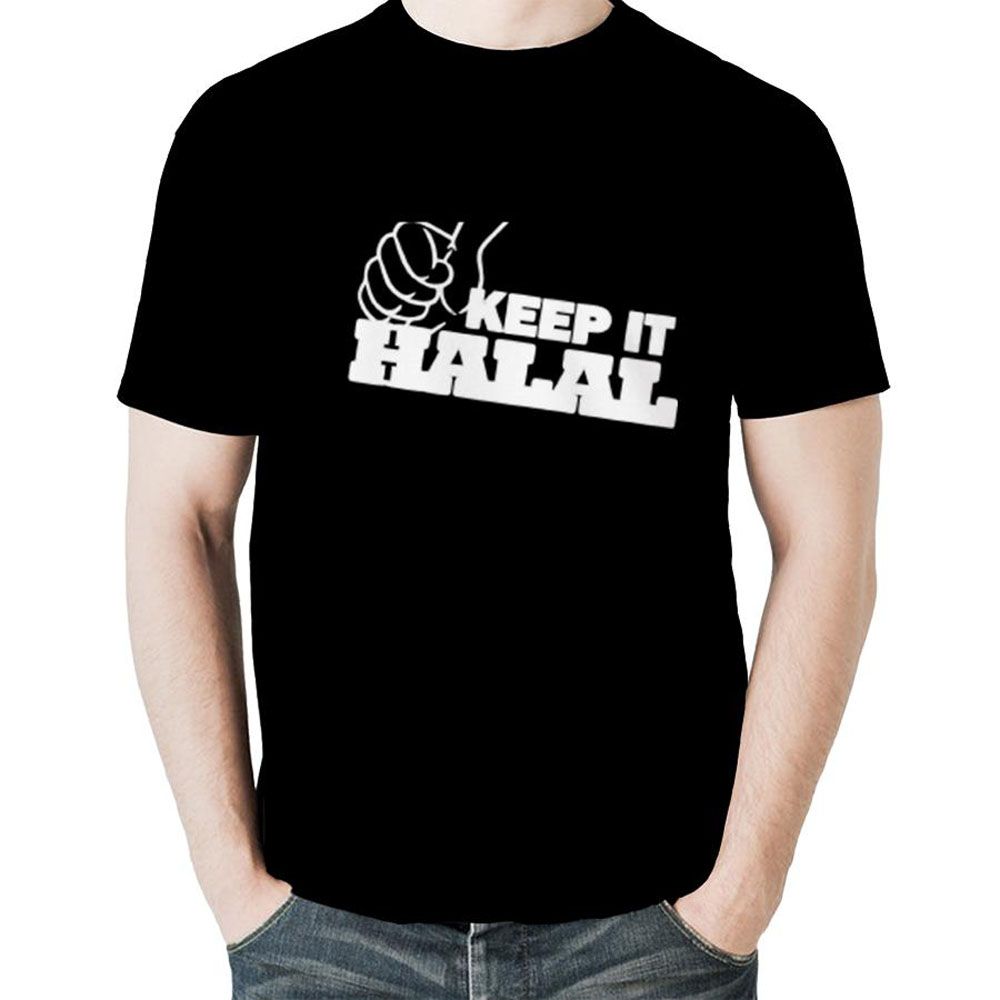 Black Cotton Keep it Halal T-Shirt