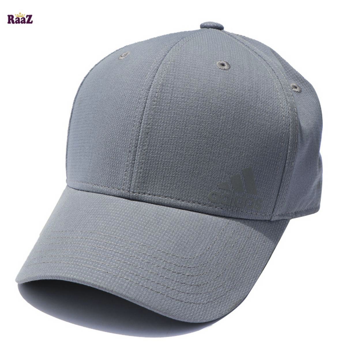 Light Grey Air Fabrics Curved Cap For Men