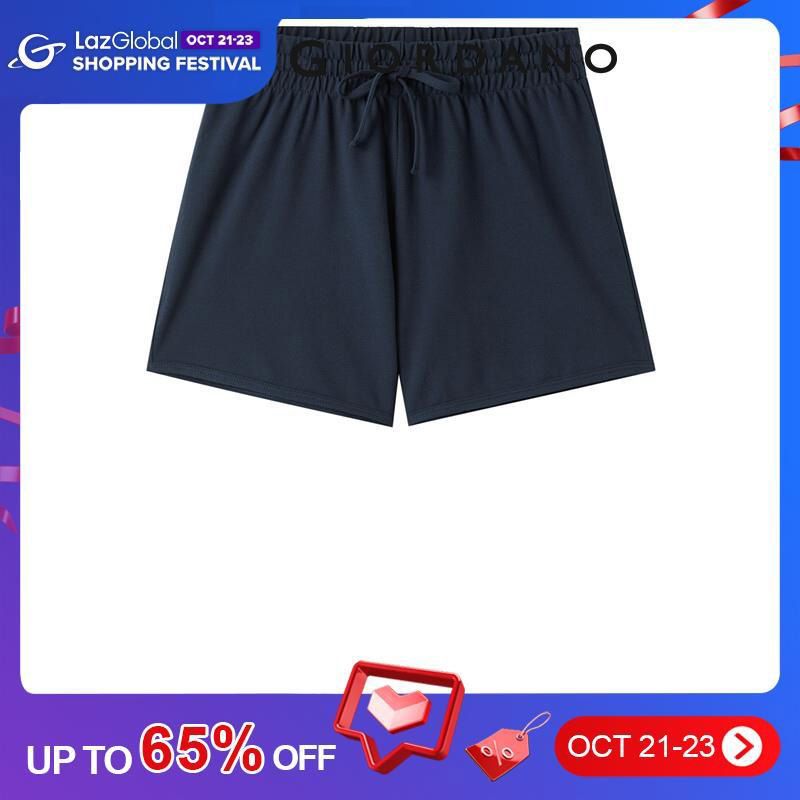 Women Shorts Elastic Waistband With Dratring Shorts Over-Edging Design Contrast Sporty Shorts  13400211