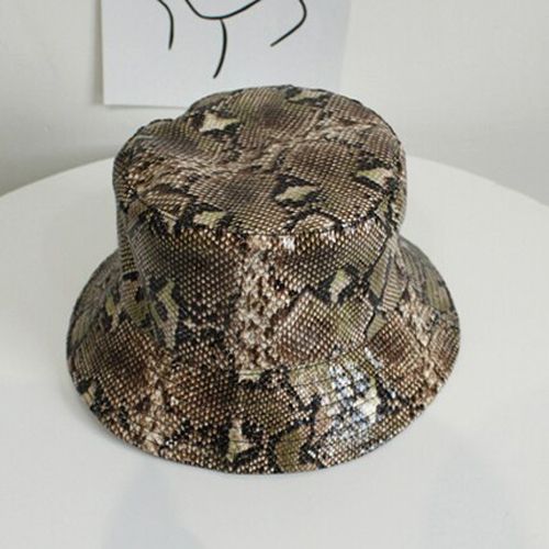 Harajuku Snake Bucket For Women Men Fisherman Hat Streetwear Hip Hop Cap Sided Wear Fishing Hat