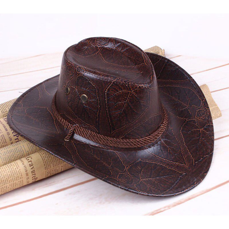 Men Women Western Cowboy Riding Hat Travel Performance Western Sun Visor Cap