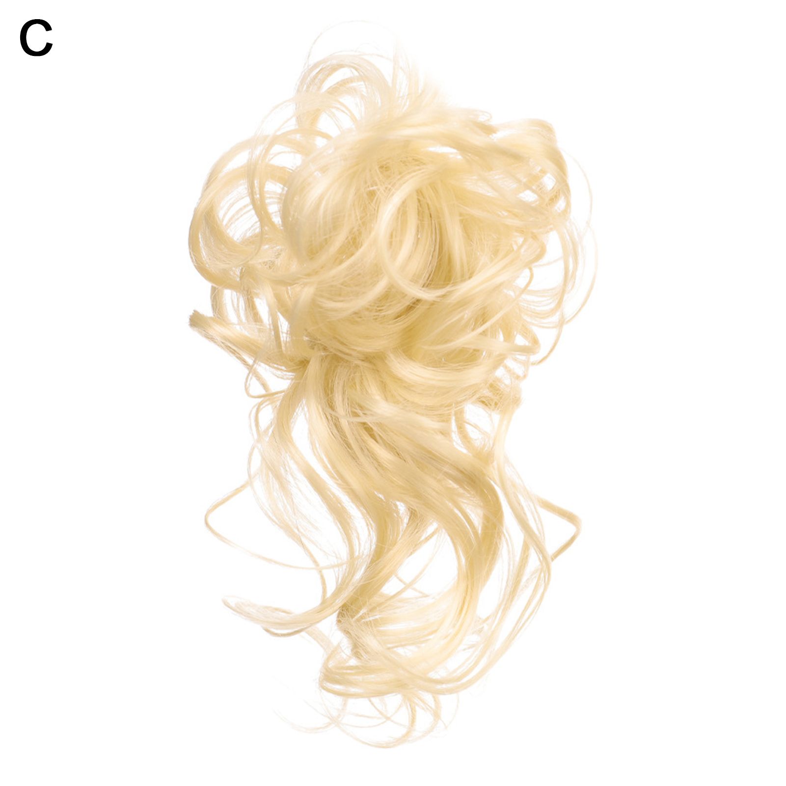 Hairpieces Extension with Elastic Band Messy Hair Bun Women Wig Hair Scrunchies
