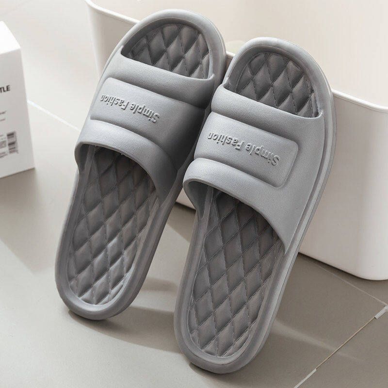 Bottom Increased Cool Slippers Couple slippers Bathroom Bath Bedroom wen women Non-slip Soft bottom Indoor Anti-slip Massage Shoes