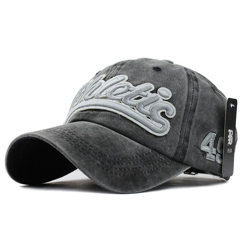 [FLB]  Washed Denim Baseball cap Snapback Hats Autumn Summer Hat for Caps Casquette hats Letter Embroidery Gorras