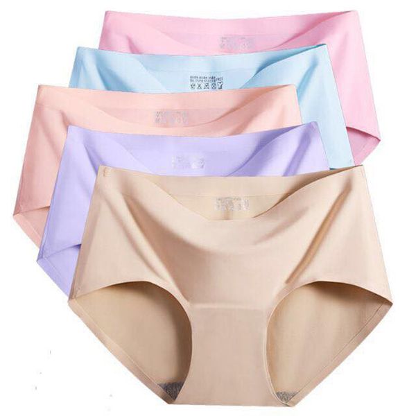 China Made Seamless Ice Silk Panties For Women Briefs Ultra-thin Underwear - Panty - Panty