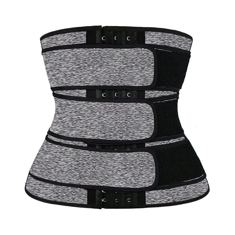 Body Shaper Waist Trainer Sauna Three-breasted Belt for Men Women Weight Loss Corset Fitness Sweat Corset Top