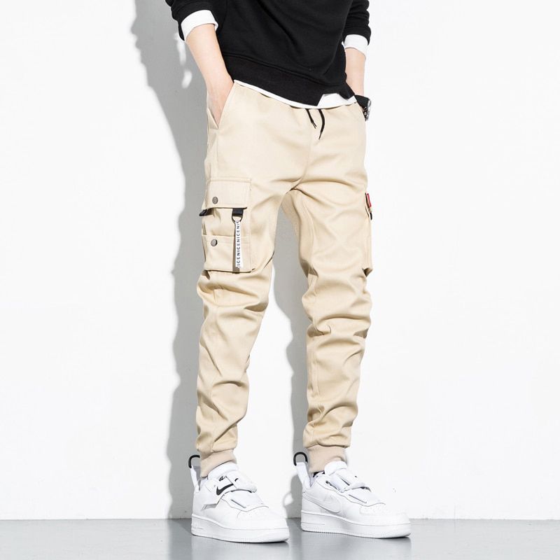 CHAIFENKO Hop Cargo Pants Men New Fashion Harajuku Streetwear Multicket Joggers Trousers Men Casual Harem Men Pants M-8XL