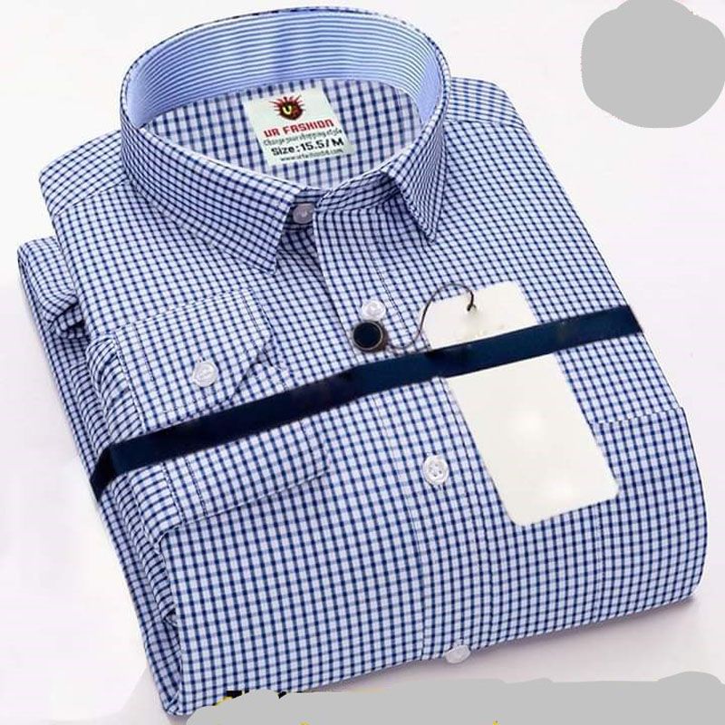 new Check Stylish Cotton Short Sleeves Shirt for Men