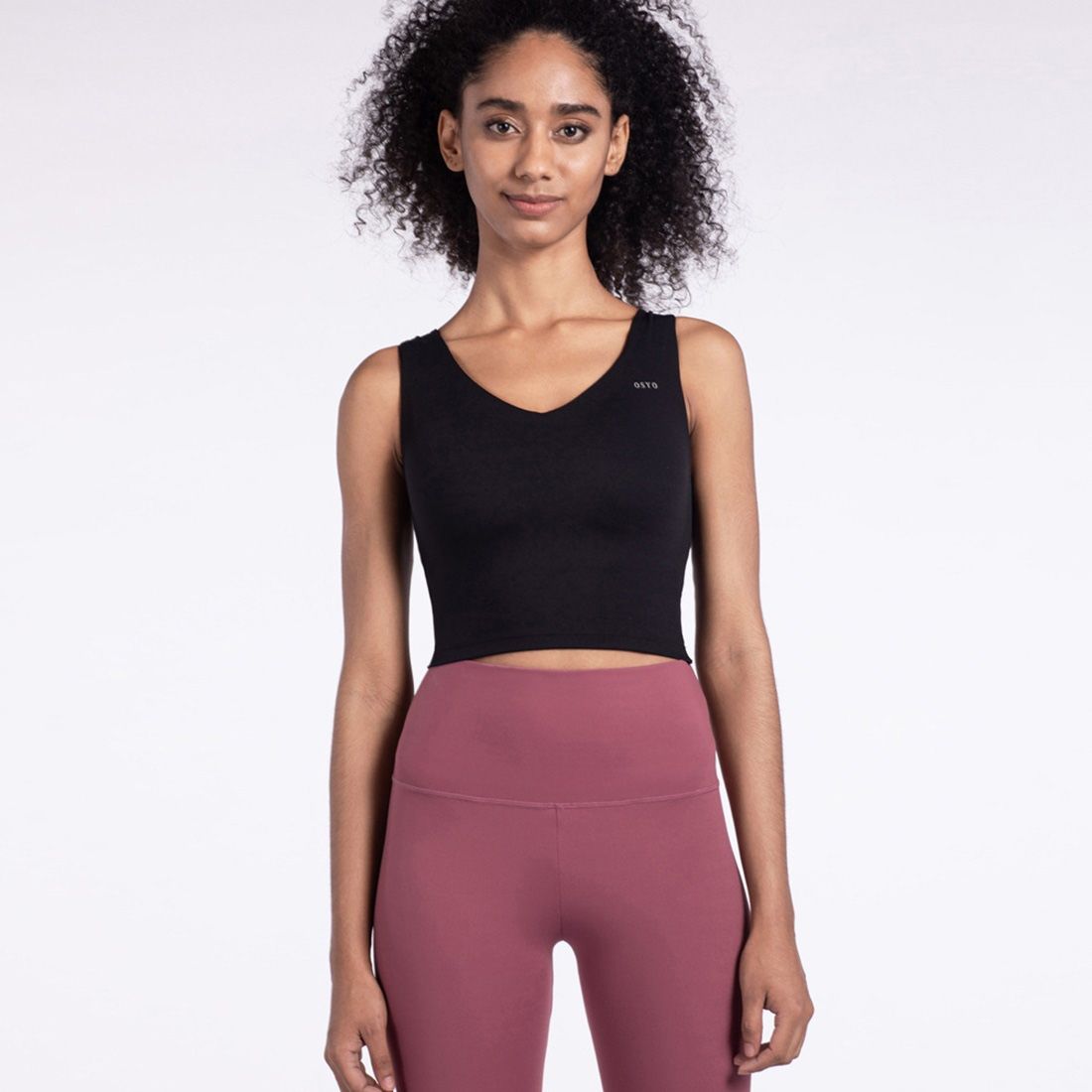 Fashionable Back Gathering Shockproof Yoga Sports Vest