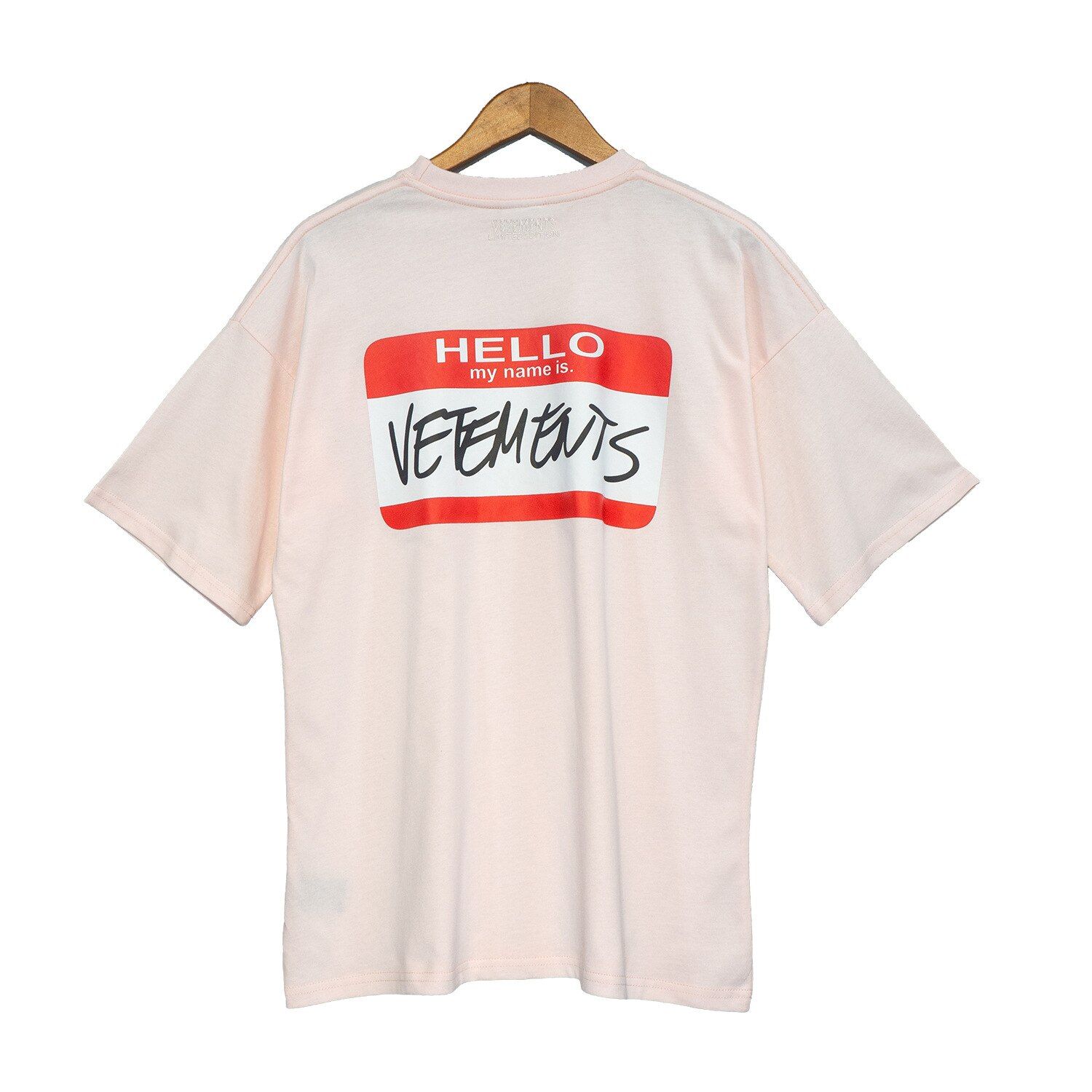 Patchwork Embroidery VETEMENTS Logo Brand T-Shirt Men Women 1:1 Oversize Heavy Fabric VETEMENTS Tee VTM Tops
