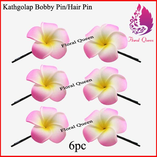 Kathgolap Bobby Pin/Hair Pin - 6pc (Pink)
