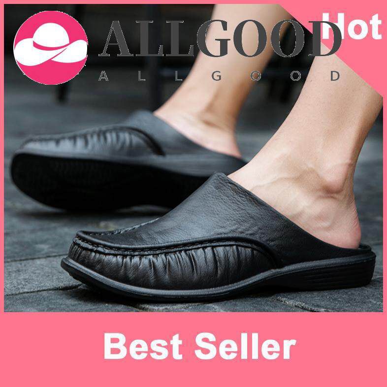 Korean Half Shoes for men Half Slippers Sandals Loafers for men  Fashion Shoes Mules for men
