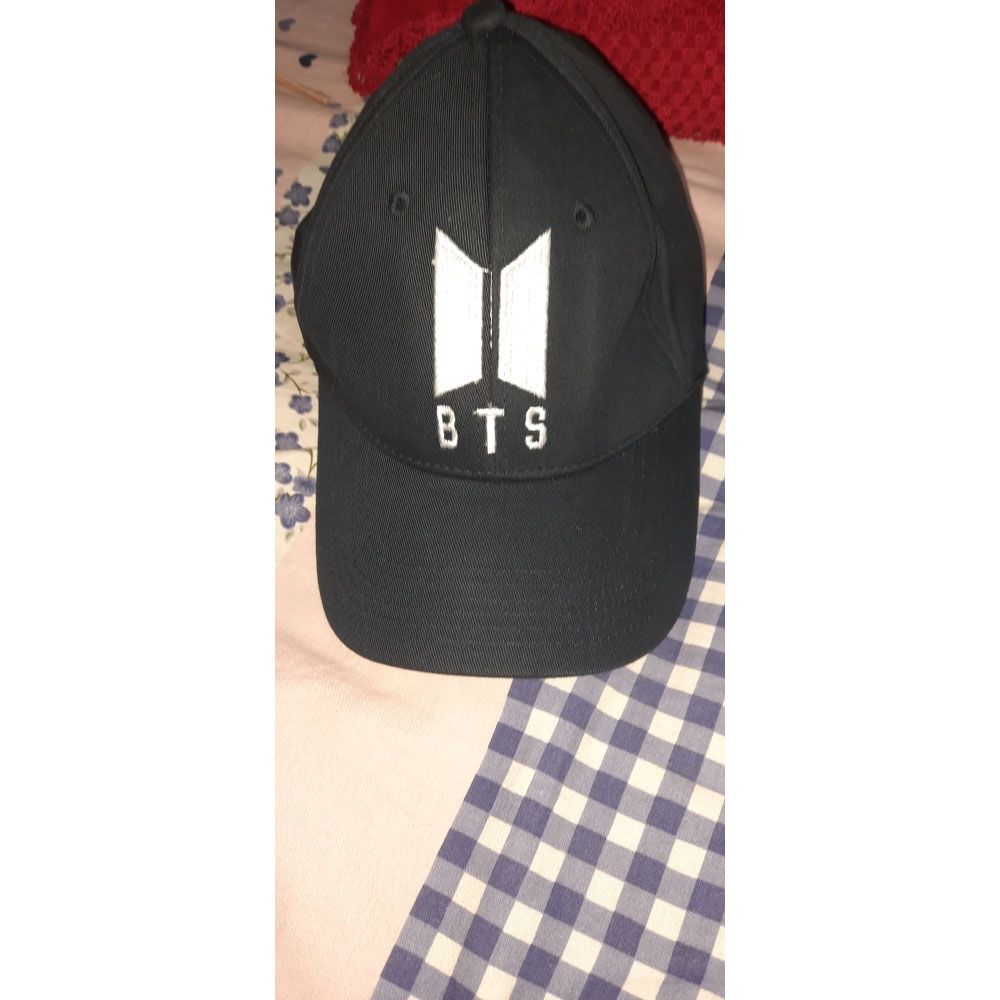 Black BTS Embroidery Logo DJ Cap